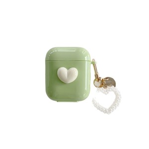 Funda Protectora para Auriculares Apple AirPods 4, Diseño de Corazón Fresco y Lindo con Cordón, Funda para Auriculares Resistente a Golpes - Product Image 6