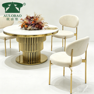 Modern <b>Dining</b> Room Golden Metal Leg Velvet Seat Wedding Lounge <b>Chairs</b> for Hotel - Product Image 3