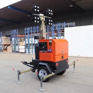 SWT LED/đèn Halogen kim loại i9t1200/1600/4000 tháp chiếu sáng di động được cung cấp bởi Bộ máy phát điện diesel Kubota - Product Image 1