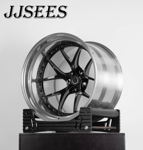 ล้อรถยนต์นั่งส่วนบุคคล JJSEES แบบฟอร์จ ขนาด 19 20 21 22 24 นิ้ว วัสดุ 6061-T6 ล้อรถแข่ง ขอบขัดเงาแบบกำหนดเอง ล้อแบบ 2 ชิ้น - Product Image 1