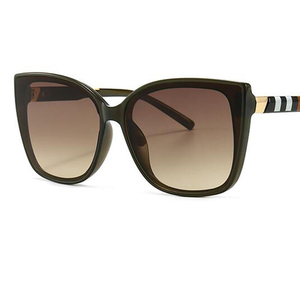Nuevo sobredimensionado cuadrado gafas de sol de las mujeres 2020 de ojo de gato de gafas Vintage gran marco de lujo diseñador - Product Image 5