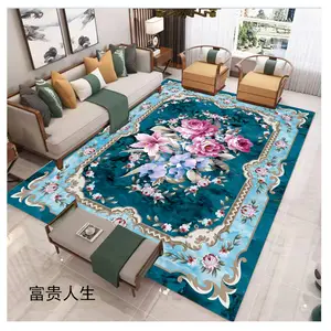 home use polyester embossed rug carpet living room for Middle East market