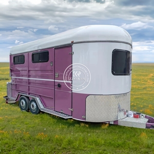 Nouvelle remorque de transport de chevaux 2025, stable et robuste, pour 3 chevaux, remorque de transport de chevaux personnalisée avec logement - Product Image 3