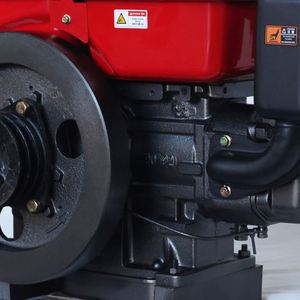 Moteur diesel monocylindre 4 temps refroidi par eau de 28 CV, à démarrage électrique, pour usage en construction et en bateau, exporté dans le monde entier - Product Image 5