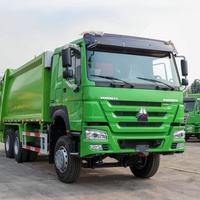 Camion compacteur de déchets 20 tonnes 6x4, diesel manuel, essieu arrière, châssis double couche, déchargement hydraulique automatique, à vendre