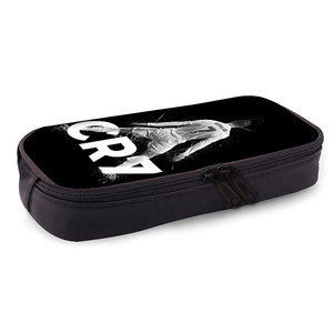 أسود نمط نجم كرة القدم CR7 مع قماش بسحاب للمدارس والمكاتب - Product Image 3