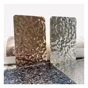 Nhà máy cung cấp <span class=keywords><strong>3D</strong></span> nước gợn tinh thể Carbon/tre than Hội Đồng Quản trị WPC PVC Composite gỗ Veneer Panel tường - Product Image 3