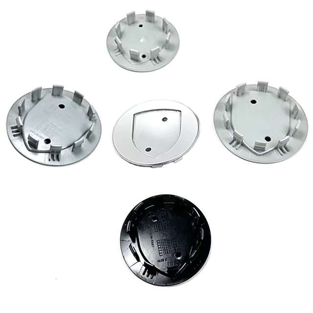 Car Wheel Hub Center Cover 76mm 65mm ABS Chrome Finish Custom Color & Logo Car Rim Hubcaps Accessories