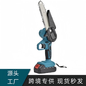 เลื่อยโซ่ยนต์ไร้สายลิเธียมไอออนขนาดเล็ก 6 นิ้ว ใช้แบตเตอรี่แบบชาร์จได้ สำหรับตัดต้นไม้ ใช้งานได้ทั้งในบ้านและนอกบ้าน - Product Image 3