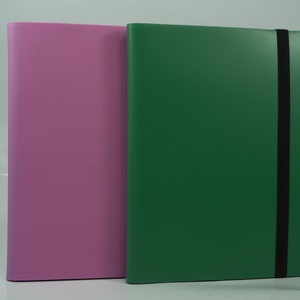 New Design 9 Pocket PU Leather <b>Card</b> <b>Binder</b> PP Pages Custom Trading <b>Card</b> Album for <b>Card</b> Collectors - Product Image 4