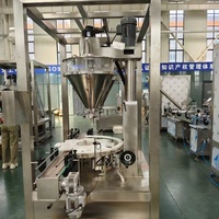 Tam Paslanmaz Çelik Döner Toz Dolum Makinesi 1-2000g Süt Tozu, Protein, Kakao Tozu için Yüksek Hassasiyetli ve Kararlı Çalışma