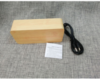 Réveil numérique de bureau en bois à commande vocale moderne, avec calendrier LED, affichage de la température, Offre Spéciale