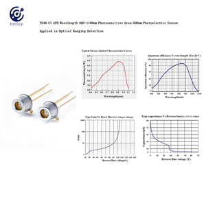 광학 범위 감지를 위한 TO46 SI APD 포토다이오드 파장 400-1100nm 고감도 감광 영역 500um - Product Image 4