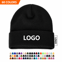Gorro de Invierno Cálido de Diseño DYMF con Logotipo Personalizado, Gorro de Punto con Borde Tejido para Uso Diario, Unisex