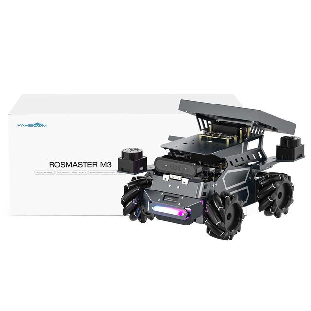 AI Large Model ROS2 ROSMASTER M3 Embodied AI Robot Support Jetson Orin NANO Orin NX SUPER RDK X5 Raspberry Pi 5
