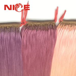 Corea salone capelli Extension punta olio con filo di cotone di alta qualità capelli cinesi estensioni da un donatore - Product Image 1