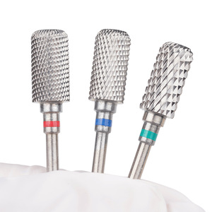 Fraise à ongles en acier au tungstène pour le retrait de gel UV, tête de ponçage pour machine à ongles électrique, fraise professionnelle pour manucure - Product Image 1