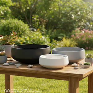 Macetas de Cerámica Populares para Suculentas, Uso Interior y Exterior, Estilo de Diseño Minimalista para Musgo, para el Suelo, para el Hogar y el Jardín - Product Image 6