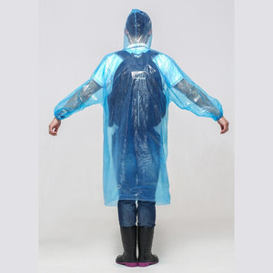 Impermeable de Bolsillo, Impermeable Desechable de PE para Adultos, Ropa Impermeable Universal para Senderismo y Viajes - Product Image 6
