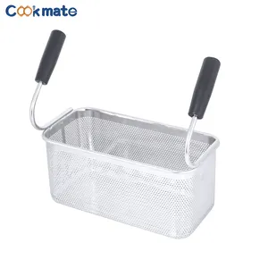 New Design Premium Stainless Steel 304 Square Round Mini Collapsible Sink Colanders and Noodles Strainers Basket