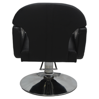 Chaise de coiffure hautement respirante avec dossier, équipement de coiffure adapté aux salons de coiffure et aux salons de beauté
