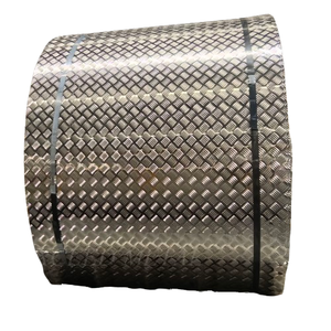 Plaque de <span class=keywords><strong>tôle</strong></span> d'aluminium à cinq barres, motif pied-de-poule 3003 1050, pour plateau de camion, boîte à outils de remorque, matériaux les plus vendus - Product Image 1