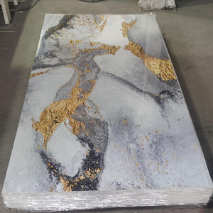 Tamaño personalizado 1220mm * 2440mm Panel de pared de mármol impermeable Hoja de plástico UV - Product Image 1