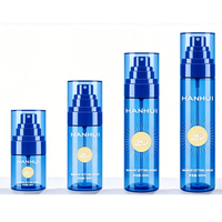 Nouvel Arrivage Usine – Vaporisateur de Brume Fine Cosmétique Bleu 60ML 2OZ en PET PCR RPET, Bouteilles de Brume de Maquillage Tout Plastique avec Échantillons Gratuits