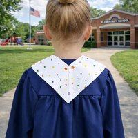 Écharpes de graduation personnalisées POD Dropship, impression 3D intégrale, 100% polyester, sublimation, vierges, pour adultes et enfants