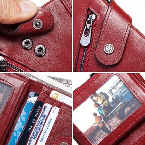 Boshiho Customized Leather Purse Short Chain Men <b>Wallet</b> Bifold Men <b>RFID</b> <b>Blocking</b> Card Holder <b>Wallet</b> - Product Image 6