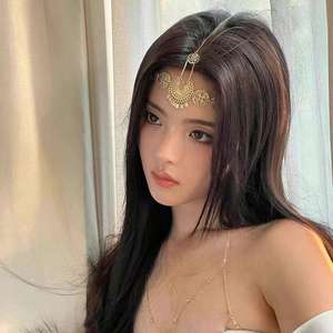 Diadema Étnica Retro Bohemia para Mujer, Tejida a Mano, con Aleación, Accesorio para Vestido <span class=keywords><strong>de</strong></span> Novia, Estilo Occidental, DREAM - Product Image 4