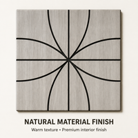 Panneaux muraux acoustiques en placage de bois personnalisés, panneaux d'absorption acoustique décoratifs pour bureau, salle de réunion, hôtel et studio