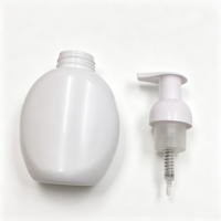 Bouteille transparente en PET de 300 ml avec impression sérigraphique, flacon pompe pour mousse, désinfectant pour les mains, nettoyant visage, pompe à mousse liquide