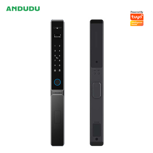 Prix usine serrure de porte coulissante en aluminium étanche Wifi Tuya serrure intelligente avec caméra serrures à combinaison numériques pour Double porte - Product Image 6