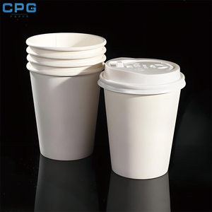 Vasos de Papel Biodegradables Certificados, Ecológicos, Personalizados al por Mayor, de Doble Pared, Resistentes al Calor, de 4oz-16oz, para Café - Product Image 5