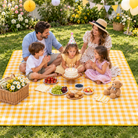 Tapis de pique-nique extra large pliable, anti-sable, pour le camping, la randonnée, les voyages, le jardin, le parc, les barbecues
