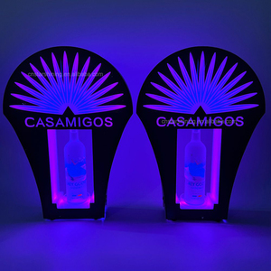 Letrero LED Recargable CASAMIGOS, Presentador de Botellas LED Acrílico para <span class=keywords><strong>Tequila</strong></span>, Glorificador VIP, Exhibición de Champán para Discotecas y Salones - Product Image 6
