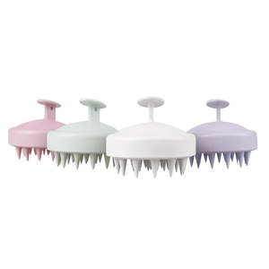 Eco Friendly Biodegradable Wheat Straw Scalp Massager Scrubber Promote Hair Growth and Dandruff Treatment Scalp Sampoo <b>Brush</b> - Product Image 5