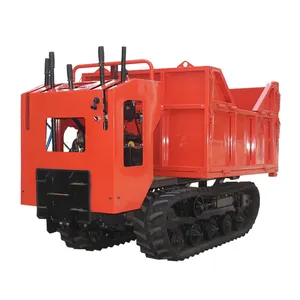 agricultural machinery tracked transporter 1.5 ton crawler dumper truck