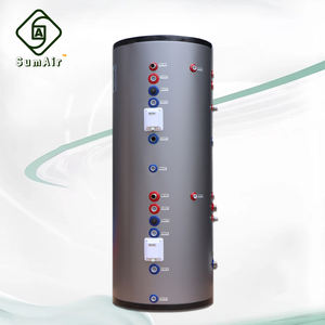 Tanque high-density do amortecedor do aquecimento Underfloor do aquecimento da água quente do tanque de armazenamento da fonte do ar do poliuretano 200L + 300L - Product Image 2