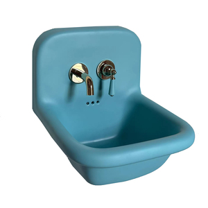 <span class=keywords><strong>Lavatoio</strong></span> singolo in argilla refrattaria con tagliere integrato, lavabo vintage multiuso per lavanderia domestica - Product Image 3