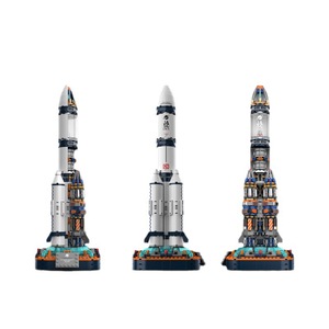 ตัวต่อ JAKI รุ่น Aerospace Dawn 5 แบบจำลองจรวด 800+ ชิ้น ของเล่นประกอบเองสำหรับเด็กอายุ 7-14 ปี - Product Image 1