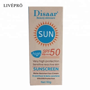 Disaar spf 50 hydratant en gros protection solaire crème solaire pour toute la peau - Product Image 5