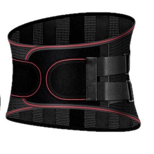 Cinturón de soporte lumbar KS, diseño ligero y estrecho para protección de la cintura, para correr, hacer ejercicio, fitness, tamaño universal - Product Image 1