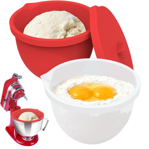 Revestimientos de Silicona y Inserto para Tazón para Batidora <span class=keywords><strong>KitchenAid</strong></span> de 5 Qt <span class=keywords><strong>con</strong></span> Cabezal Inclinable, Reemplazo Apto para Lavavajillas y Seguro para Alimentos - Product Image 1