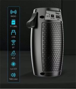 2025 Portable Wireless <b>Speaker</b> Waterproof Outdoor Woofer LED TF Card Radio Sound <b>Speakers</b> with RGB Slide Light - Product Image 5