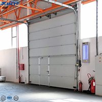 Puerta Seccional Vertical Eléctrica de Alta Calidad, Puerta Enrollable de Alta Velocidad con Sensor y Sellado Antipolvo para Almacén