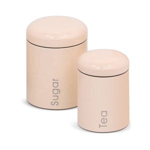 Customized Color Metal Food Storage Carbon Steel Tee <strong>Canister</strong> <strong>Set</strong> for Kitchen - Product Image 2
