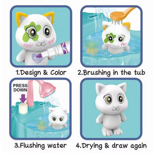Tablero <span class=keywords><strong>de</strong></span> Dibujo Reutilizable y Lavable <span class=keywords><strong>para</strong></span> Niños, Juguete <span class=keywords><strong>de</strong></span> Pintura <span class=keywords><strong>para</strong></span> Bañera con Base <span class=keywords><strong>de</strong></span> Plástico <span class=keywords><strong>para</strong></span> Juego Creativo Unisex - Product Image 4
