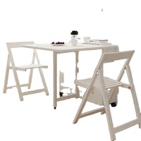 Table pliante rectangulaire multifonctionnelle d'installation libre blanche pliante en gros pour l'extérieur